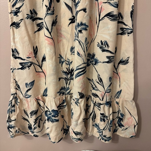 Kaffe Floral Maxi Dress Light Pink Women Size 38 - Picture 3 of 7